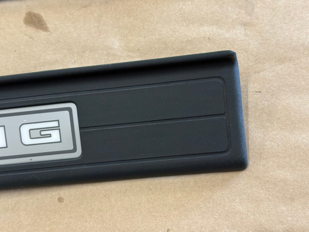 2015-2023 Ford Mustang "My Color" Sill/Scuff Plates Interior Trim Black
