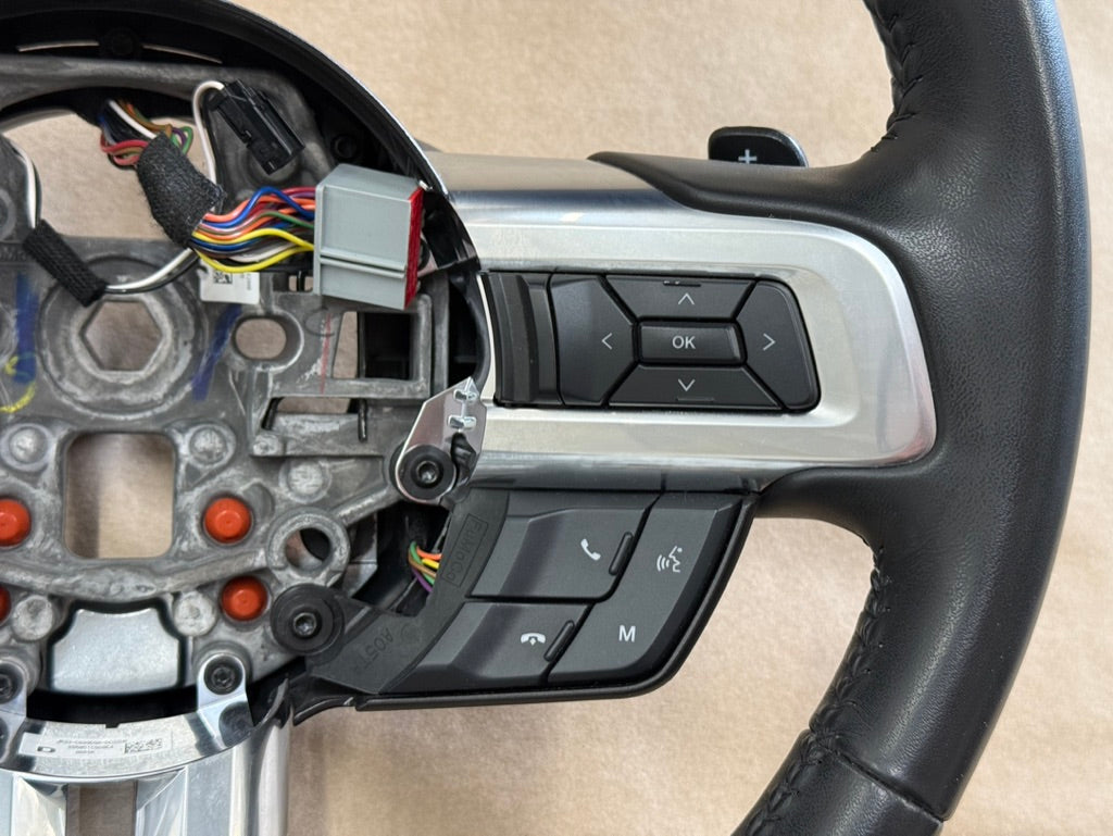 2018-2023 Ford Mustang Leather Steering Wheel Automatic Paddle Shifters
