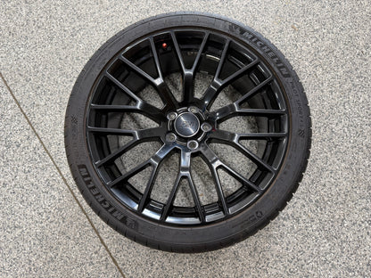 2015-2023 Ford Mustang GT 20x8.5" Wheel Rim PP1 265/35/20 Michelin AM Replica
