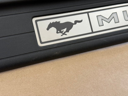 2015-2023 Ford Mustang "My Color" Sill/Scuff Plates Interior Trim Black
