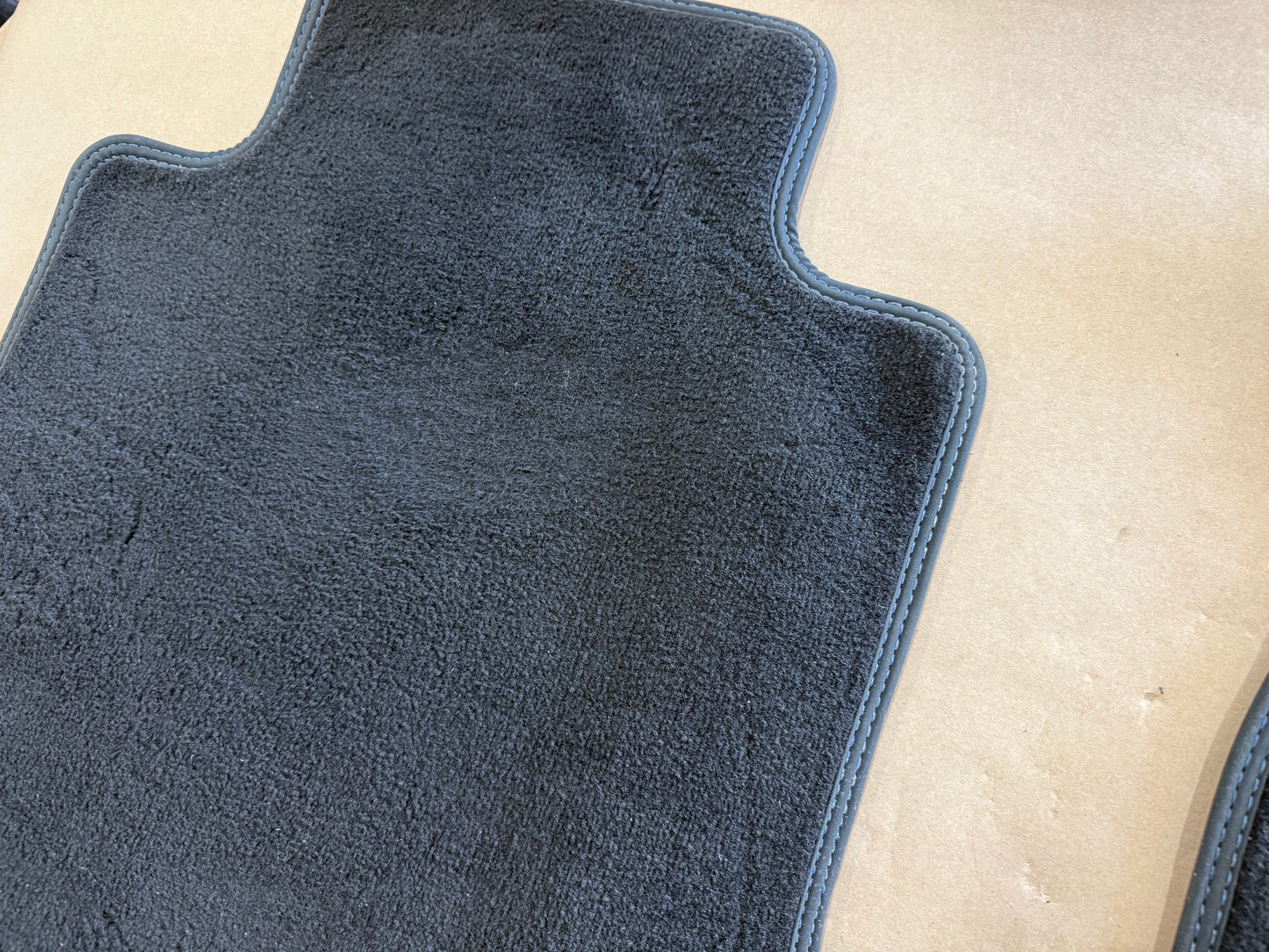 2024-2026 Ford Mustang Dark Horse Front Floor Mats Carpet "Blue Stitch"