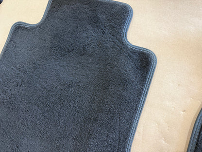 2024-2026 Ford Mustang Dark Horse Front Floor Mats Carpet "Blue Stitch"
