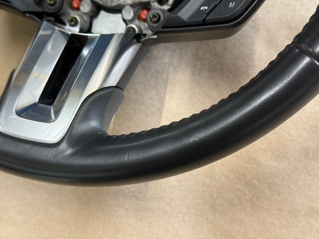 2018-2023 Ford Mustang Leather Steering Wheel Automatic Paddle Shifters