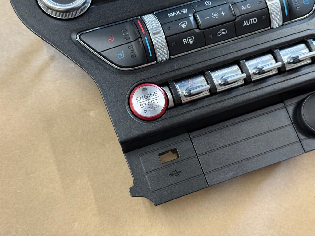 2019 Ford Mustang Touch Screen Face Plate Radio Module USB Port