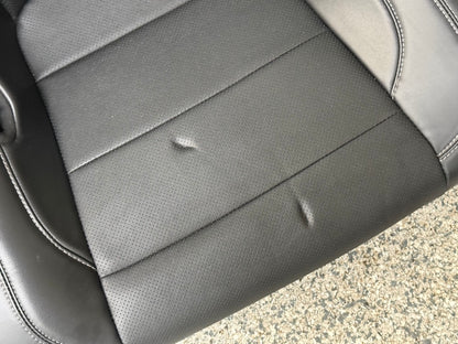 2018-2023 Ford Mustang GT Black Leather Convertible Front & Rear Seats