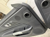 2024-2026 Mustang GT EcoBoost LH RH Premium Leather Insert Door Panels Pair