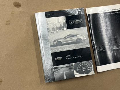 2015 Ford Mustang GT Owners Manual And Literature