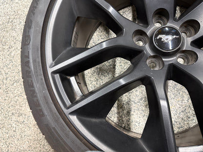 2015-2023 Ford Mustang GT Black Wheel Rim 20x9" General G Max 275/35/20