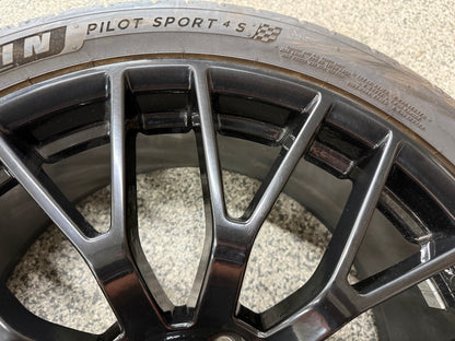 2015-2023 Ford Mustang GT 20x8.5" Wheel Rim PP1 265/35/20 Michelin AM Replica