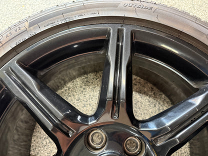 2015-2023 Ford Mustang GT Black Wheel Rim Tire 19"x8.5" 255/40/19 Firestone