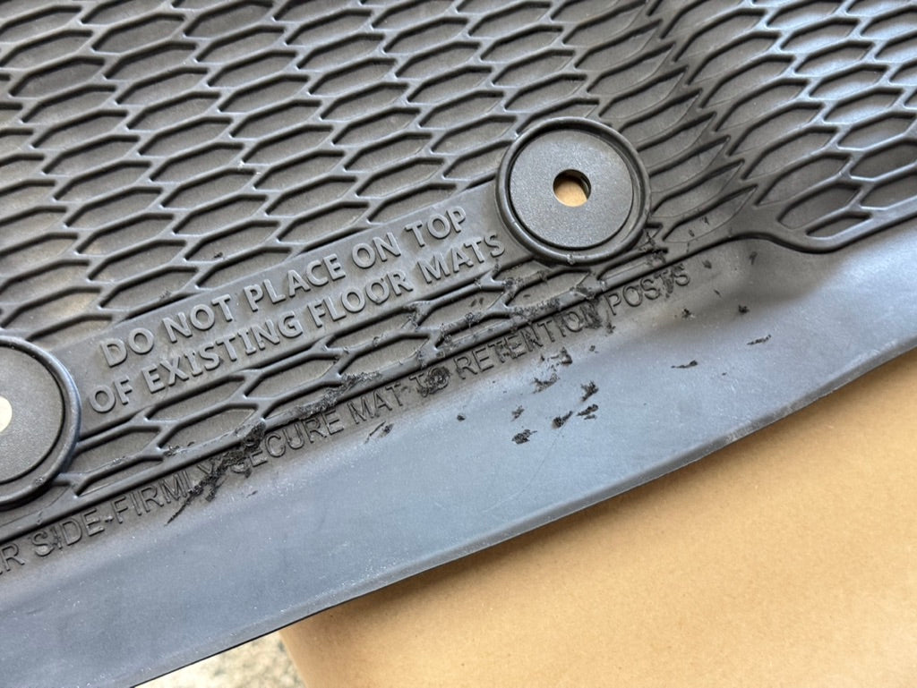 2015-2023 Ford Mustang Rubber Front & Rear Floor Mats