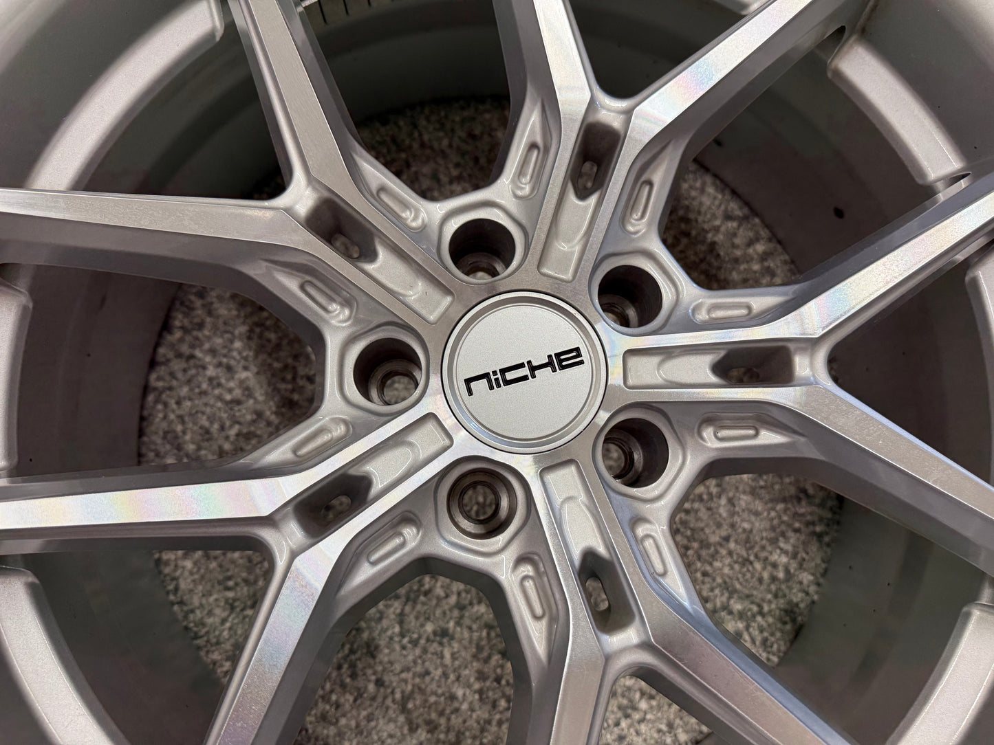 2015-2026 Mustang Niche Prodigy 5 20x9" Silver Wheel/Tire 275/30/20 Continental