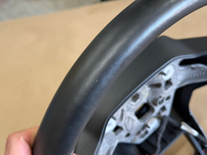 2024-2026 Ford Mustang Dark Horse Suede Leather Steering Wheel "Manual"