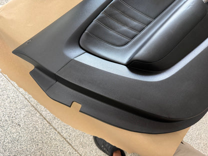 2018-2023 Ford Mustang GT LH Driver Leather Insert Door Panel Grey Stitching