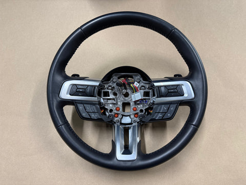 2018-2023 Ford Mustang Leather Steering Wheel Automatic Paddle Shifters