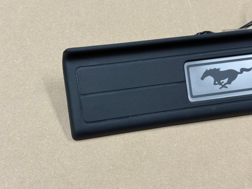 2015-2023 Ford Mustang "My Color" Scuff Plates Interior Trim Black