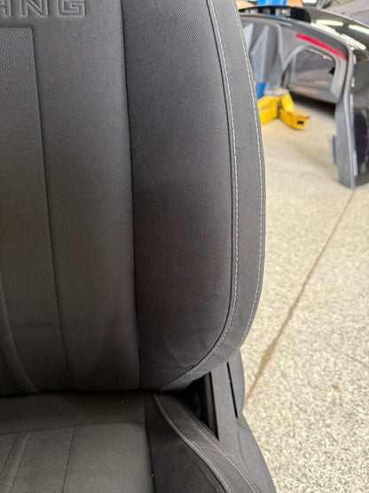 2018-2023 Ford Mustang GT Black Cloth Seats Coupe Front Rear Power Seats