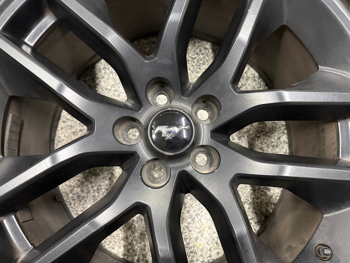 2015-2023 Ford Mustang GT Black Wheel Rim 20x9" General G Max 275/35/20