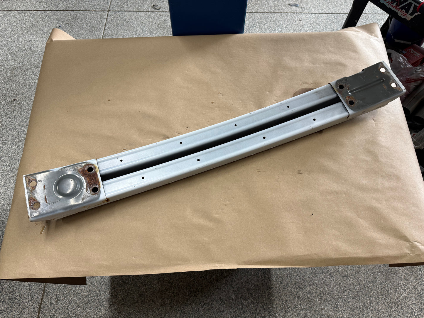 2018-2023 Ford Mustang GT Front Bumper Support Reinforcement "White"