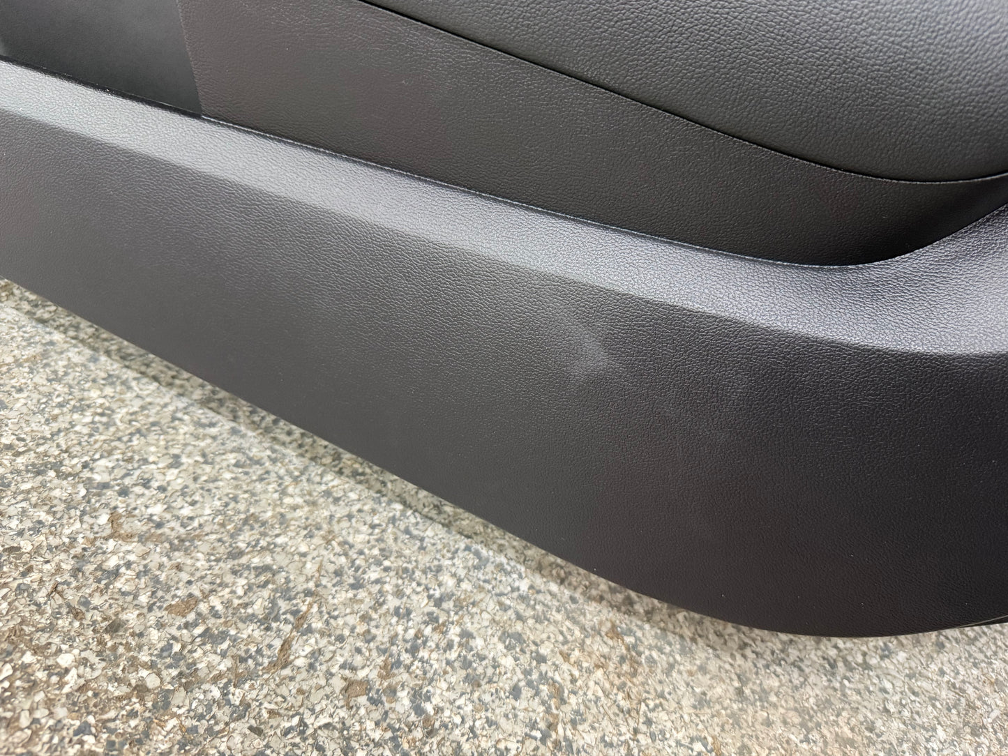 2018-2023 Ford Mustang GT RH Passenger Side Leather/Suede Door Panel Red Stitch