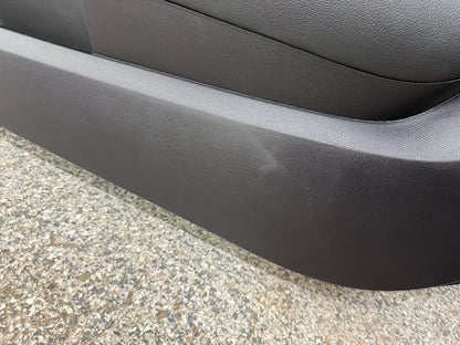 2018-2023 Ford Mustang GT RH Passenger Side Leather/Suede Door Panel Red Stitch