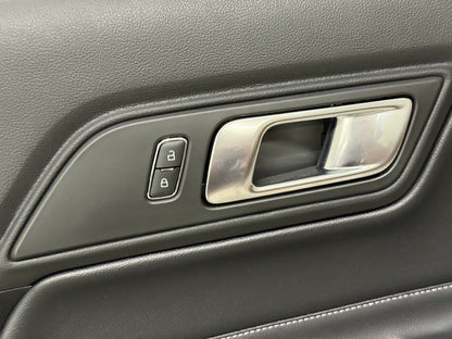 2018-2023 Mustang GT V6 EcoBoost LH RH Premium Leather Insert Door Panels Pair