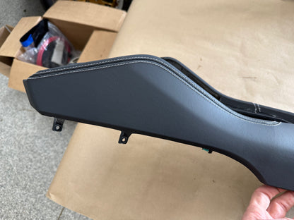 2024-2026 Ford Mustang Center Console Top Leather Wrapped Plastic Knee Pads