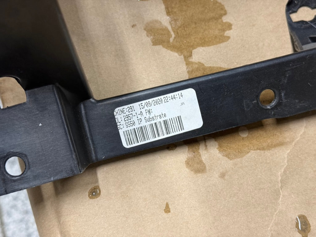 2018-2023 Ford Mustang GT 5.0 Leather Dash Pad Frame "Red Stitch"