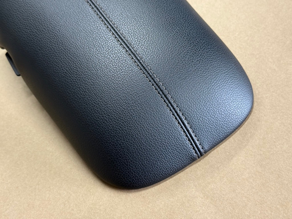 2015-2023 Ford Mustang Center Top Console Lid Armrest Grey Stitching