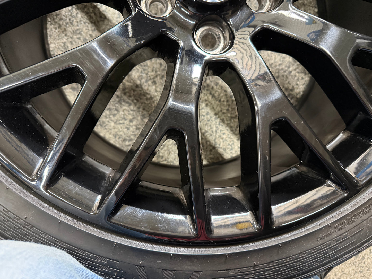 2015-2023 Mustang GT 5.0 19x9" Wheel Rim PP1 Front 255/40/19 Kumho