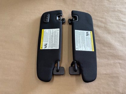 2015-2023 Ford Mustang Coupe Sun Visors Pair "Home Link"
