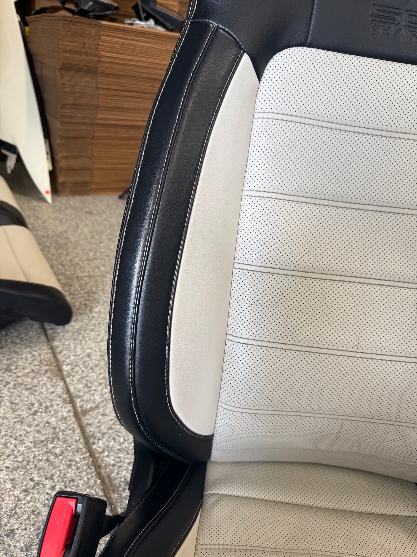 2015-2017 Mustang 50th Anniversary Leather Front Rear Seats Heated/Cooled