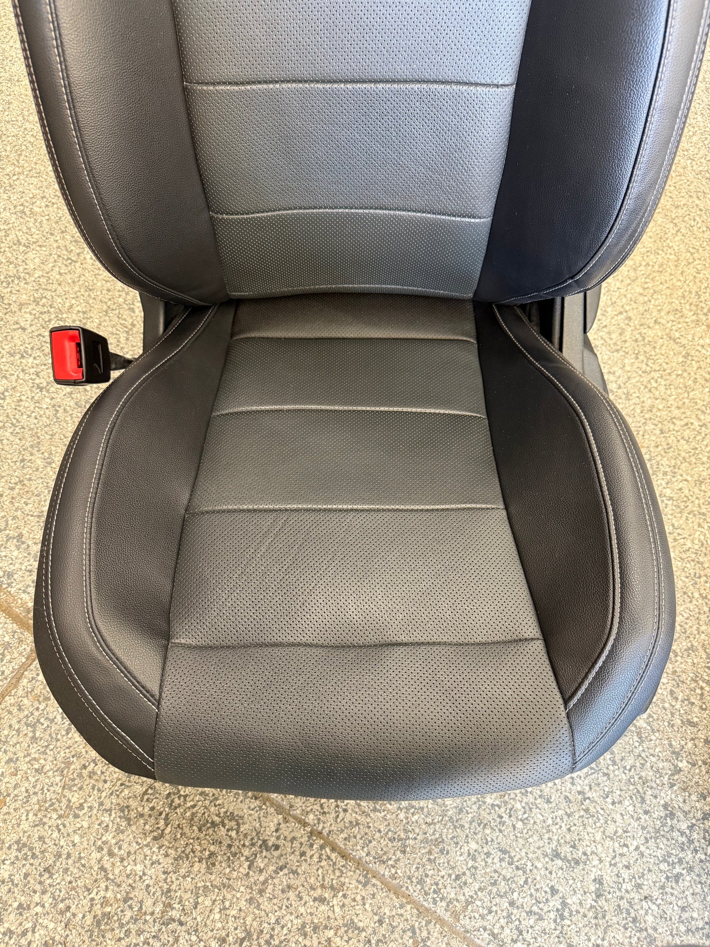 2018-2023 Ford Mustang GT Black Leather Coupe Front & Rear Seats