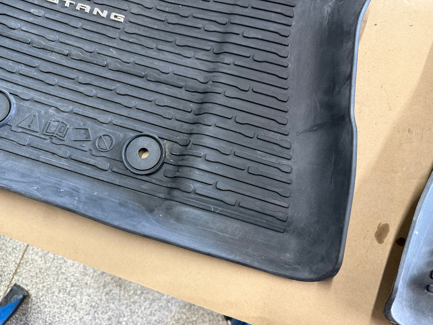 2024-2026 Ford Mustang Rubber Front & Rear Floor Mats