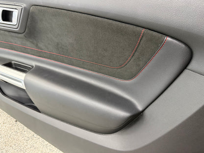 2018-2023 Ford Mustang LH RH California Special Door Panels Pair Red Stitch