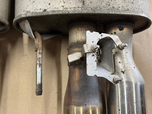 2018-2023 Ford Mustang GT Active Exhaust Quad Tip Mufflers