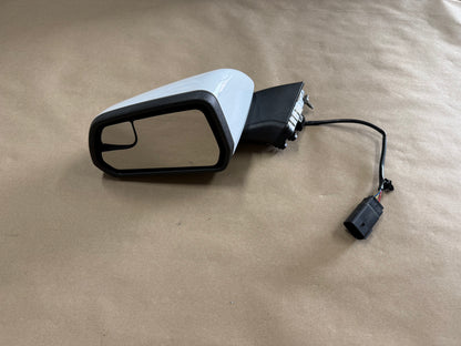 2015-2020 Ford Mustang GT LH Driver Side Mirror "White"
