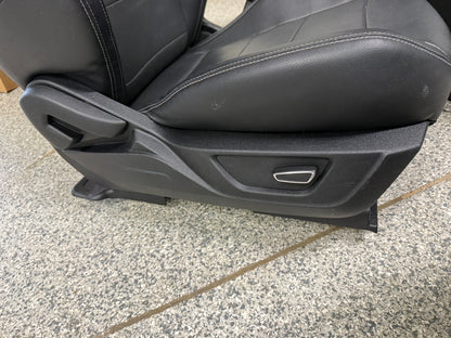 2015-2017 Ford Mustang GT Leather Front Rear Seats Black Heated/Cooled