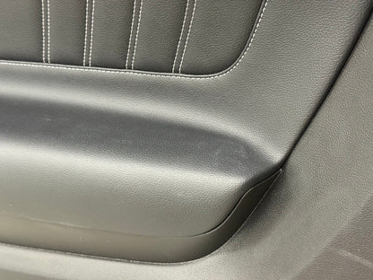 2018-2023 Mustang GT V6 EcoBoost LH RH Premium Leather Insert Door Panels Pair