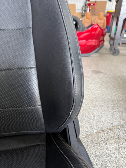 2015-2017 Ford Mustang GT Premium Leather Front Rear Seats Black Heated/Cooled