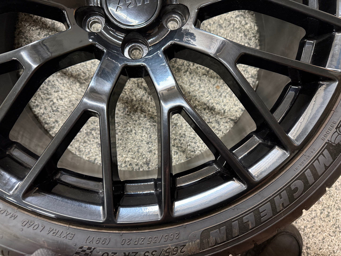 2015-2023 Ford Mustang GT 20x8.5" Wheel Rim PP1 265/35/20 Michelin AM Replica
