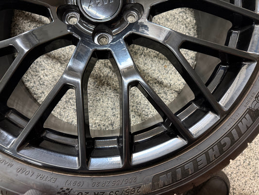 2015-2023 Ford Mustang GT 20x8.5" Wheel Rim PP1 265/35/20 Michelin AM Replica
