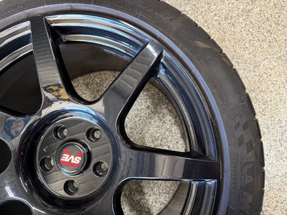 2015-2026 Mustang SVE R350 19x11" Wheel Tire 305/35/19 Michelin Pilot SS