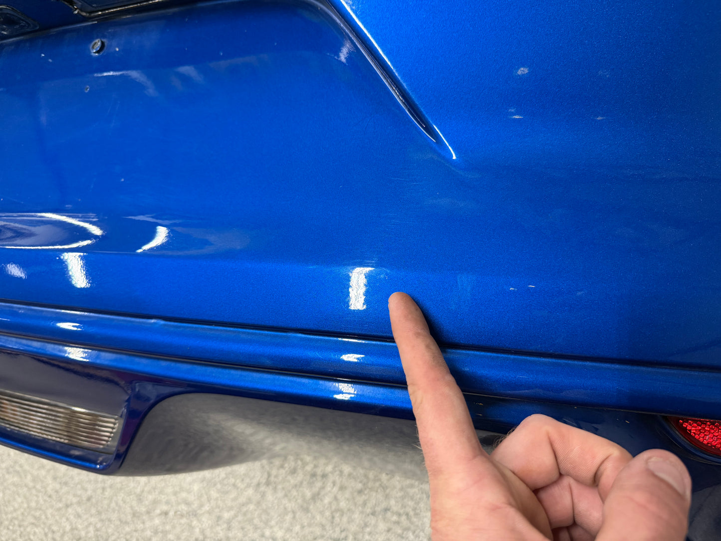 2015-2017 Ford Mustang GT Rear Bumper Complete "Blue"