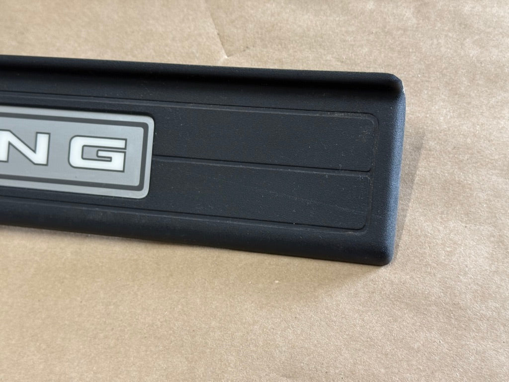 2015-2023 Ford Mustang "My Color" Sill/Scuff Plates Interior Trim Black