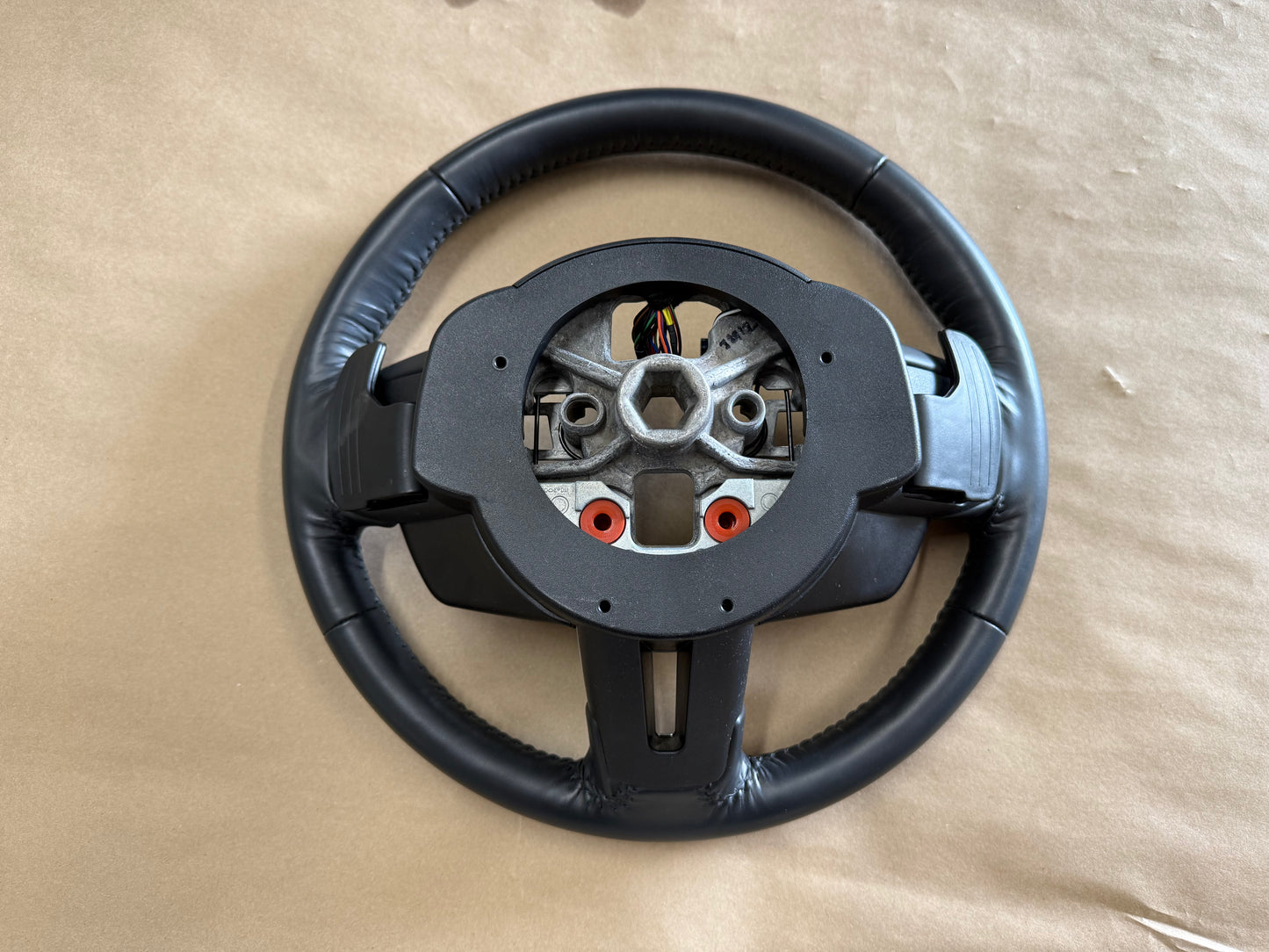 2018-2023 Mustang Leather Steering Wheel Automatic Paddle Shifters