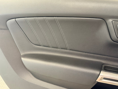 2018-2023 Mustang GT V6 EcoBoost LH RH Premium Leather Insert Door Panels Pair