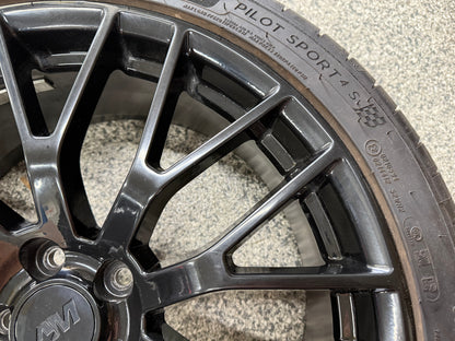 2015-2023 Ford Mustang GT 20x8.5" Wheel Rim PP1 265/35/20 Michelin AM Replica