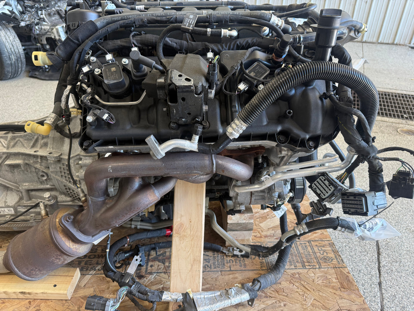 2022 Mustang 5.0 Coyote Gen 3 Engine Drivetrain 10R80 Automatic Auto 26k mi