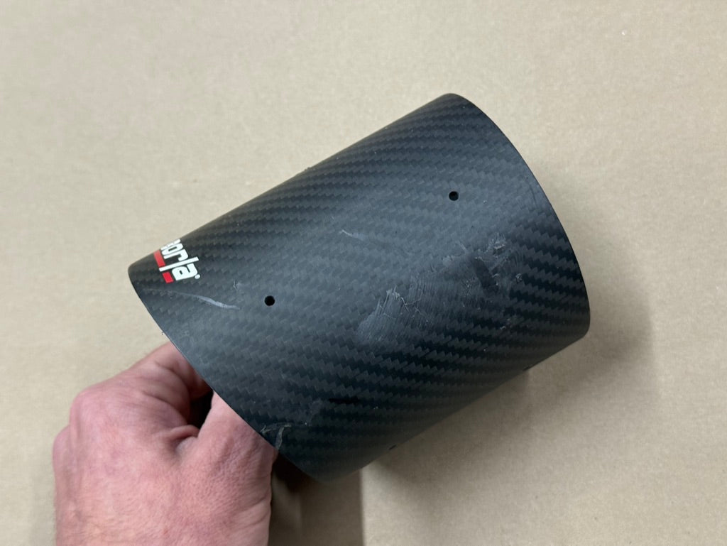 2018-2023 Ford Mustang GT 5.0L Borla Carbon Fiber Exhaust Tips (2) "Used"